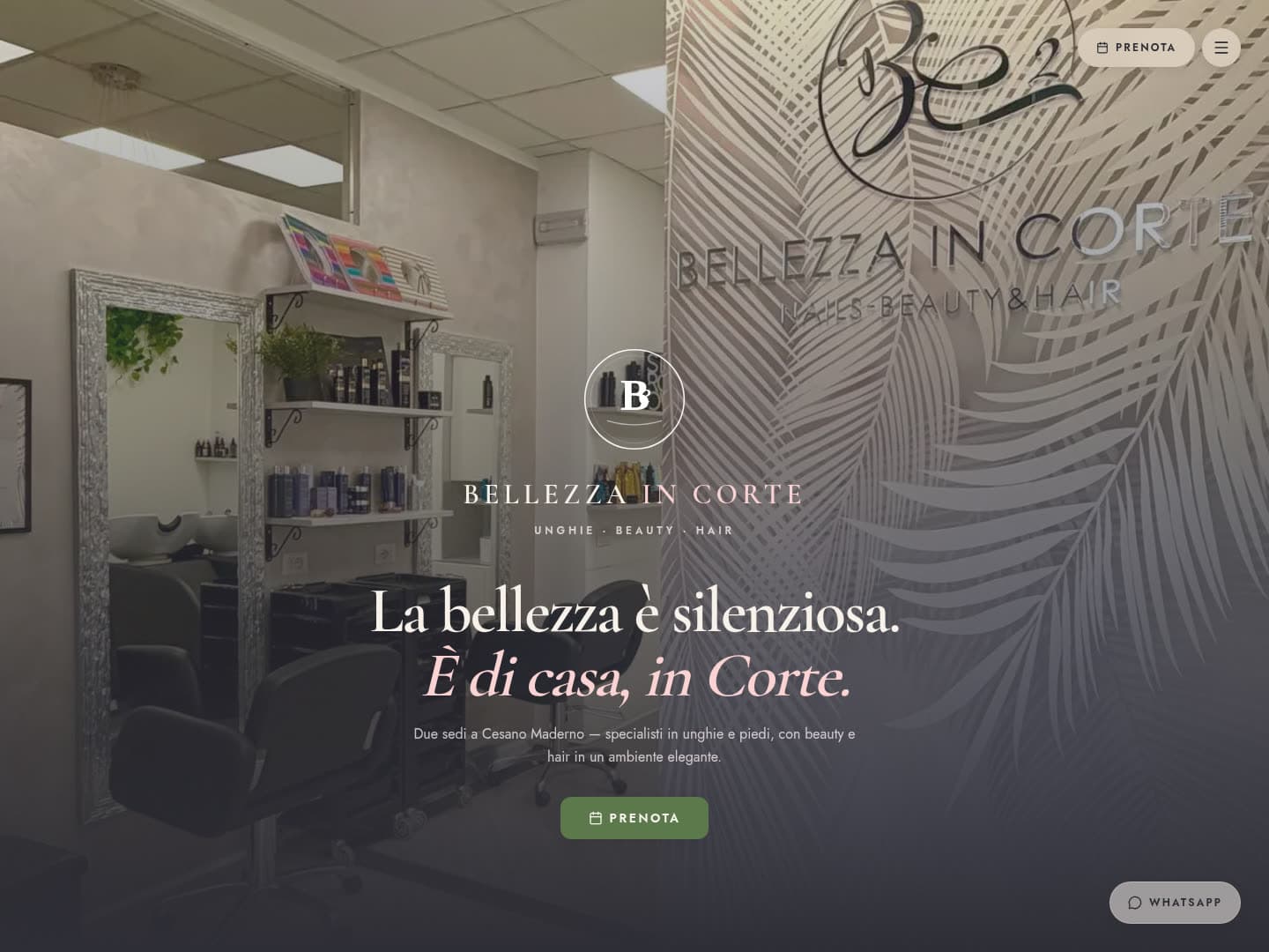 Anteprima del sito Bellezza in Corte, Cesano Maderno